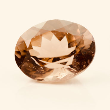Natural Smoky Quartz – 9.70 ct Oval Faceted Gemstone