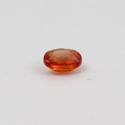 Naturlig Padparadscha Safir 0,57 karat Ægte Sunset-farve Etisk fremskaffet fra Sri Lanka