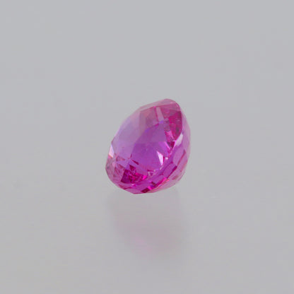 Natural Vivid Pink Sapphire 3.00ct Untreated Oval Gemstone Sri Lanka Origin Certified by Guild