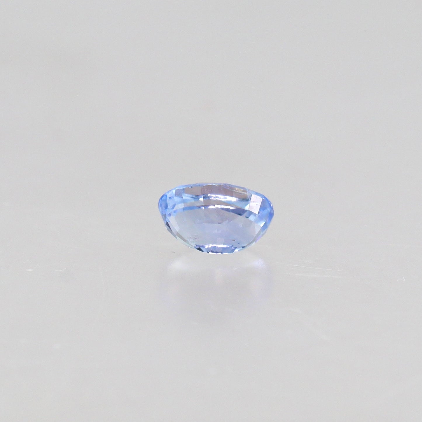 Natural Fancy Sapphire 1 Ct – Light Violet-Blue Oval Cut Gemstone from Sri Lanka