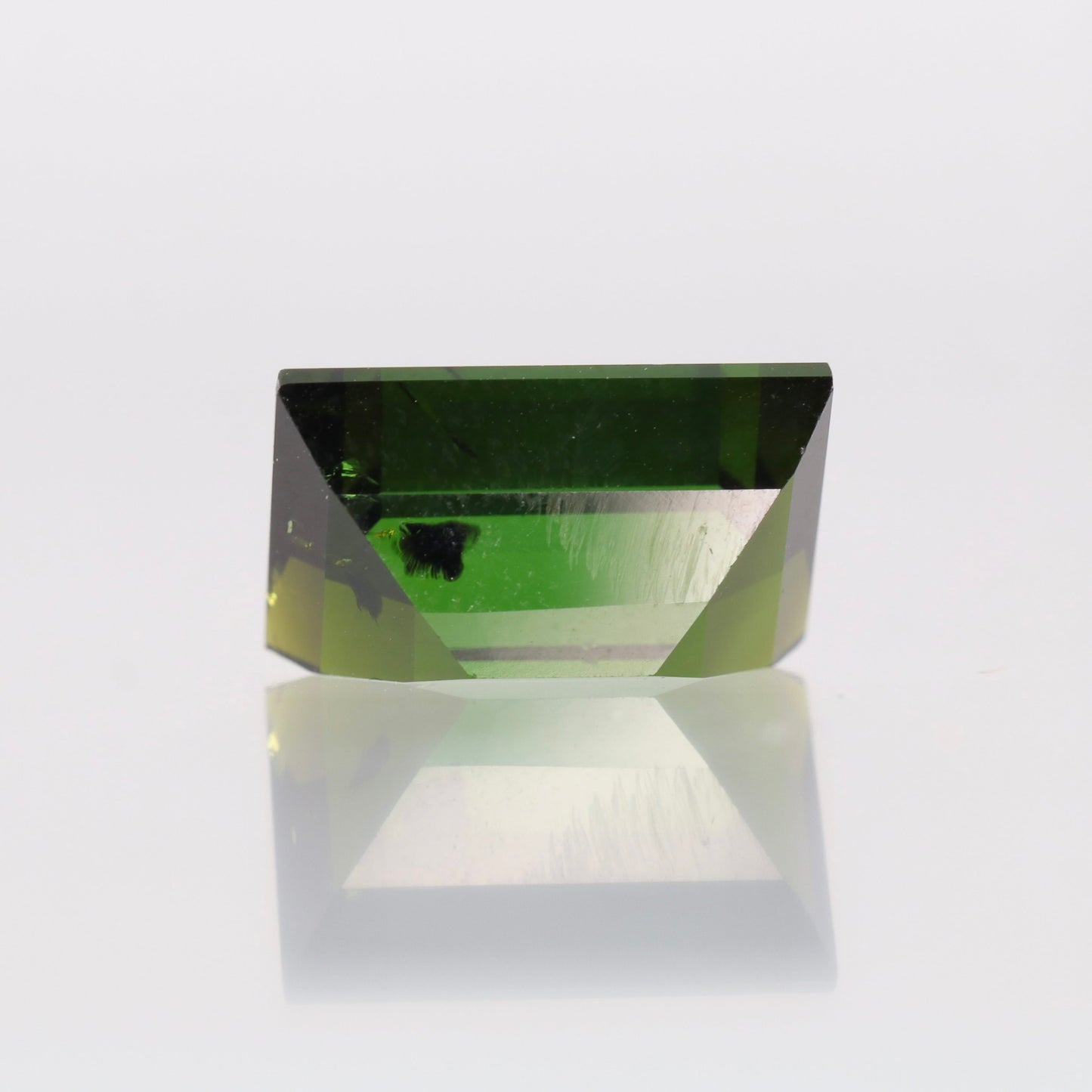 Natural Green Tourmaline 8.60ct Cut Rectangular Gemstone