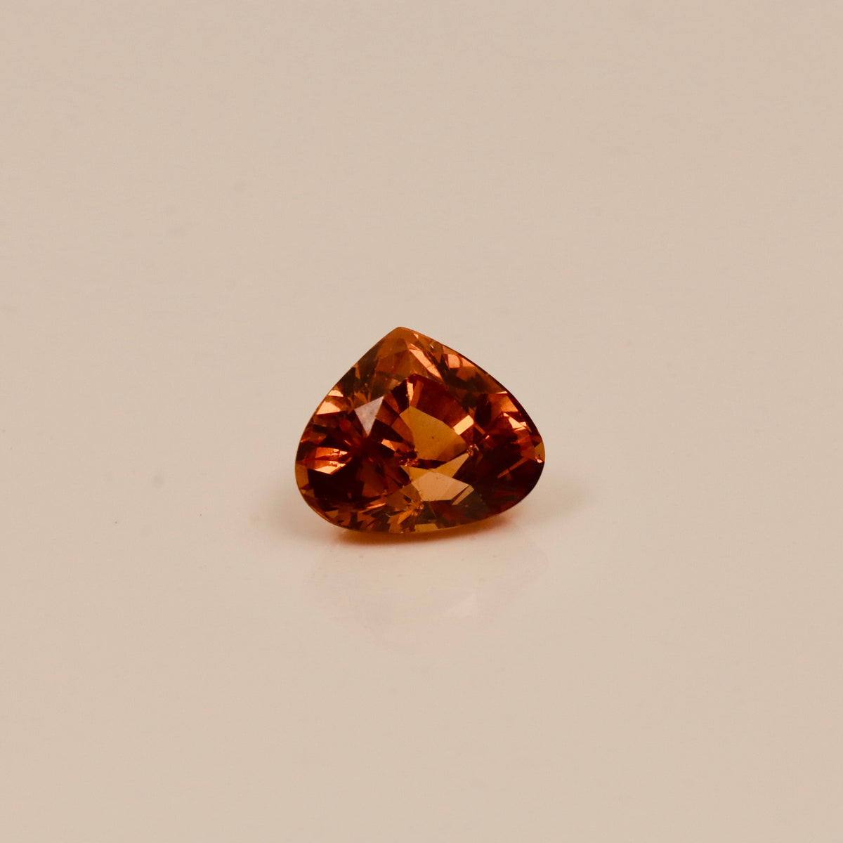 Natural Mali Garnet – 3.13 ct Heart-Shaped Faceted Gemstone