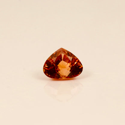 Natural Mali Garnet – 3.13 ct Heart-Shaped Faceted Gemstone