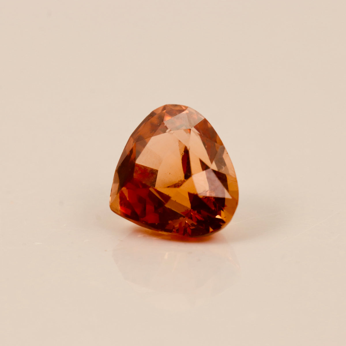 Natural Mali Garnet – 3.13 ct Heart-Shaped Faceted Gemstone