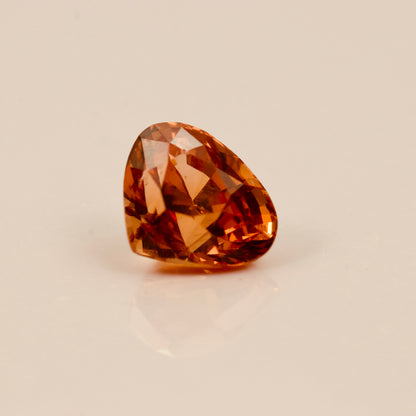 Natural Mali Garnet – 3.13 ct Heart-Shaped Faceted Gemstone