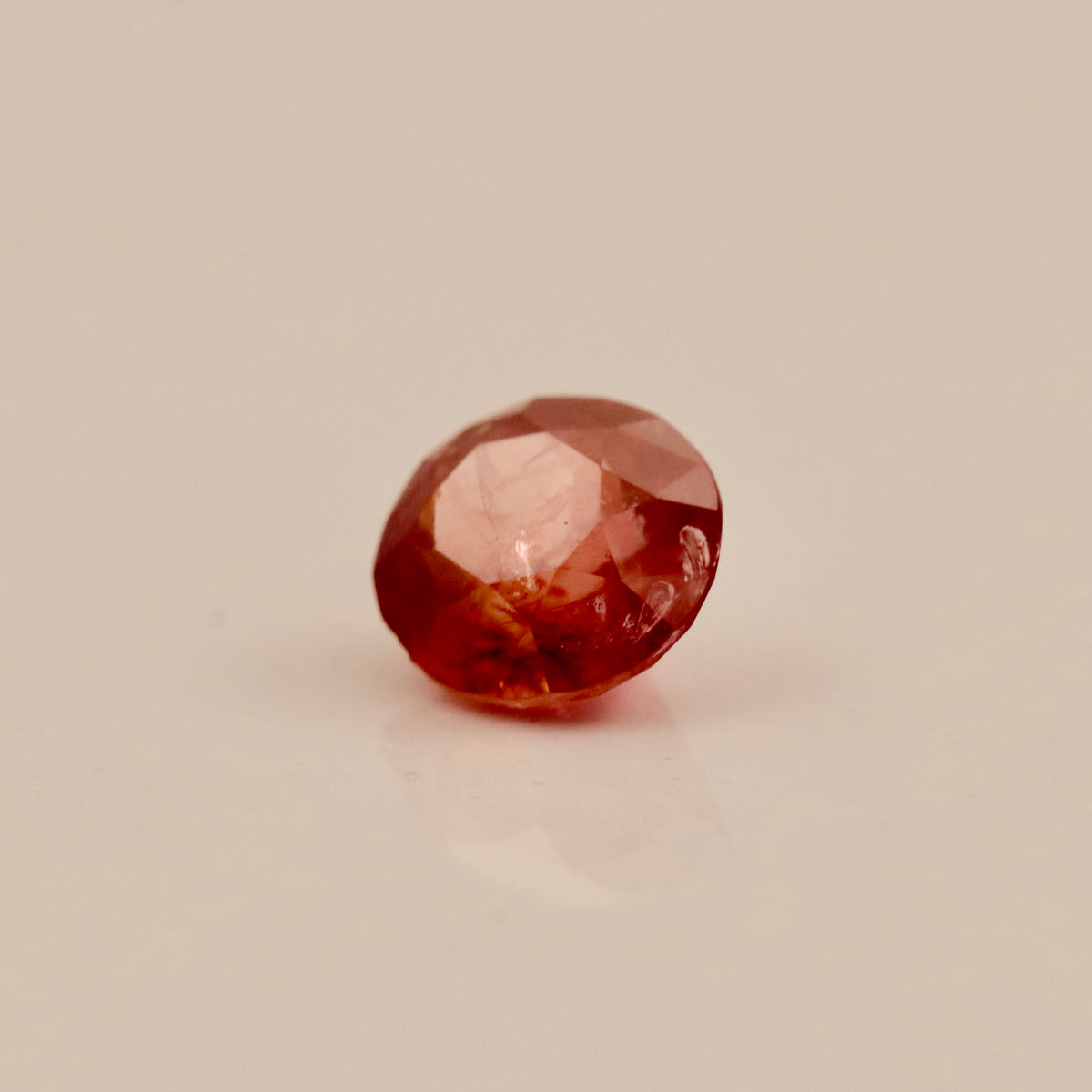 Natural Padparadscha Sapphire – 1.58 ct Oval Faceted Gemstone