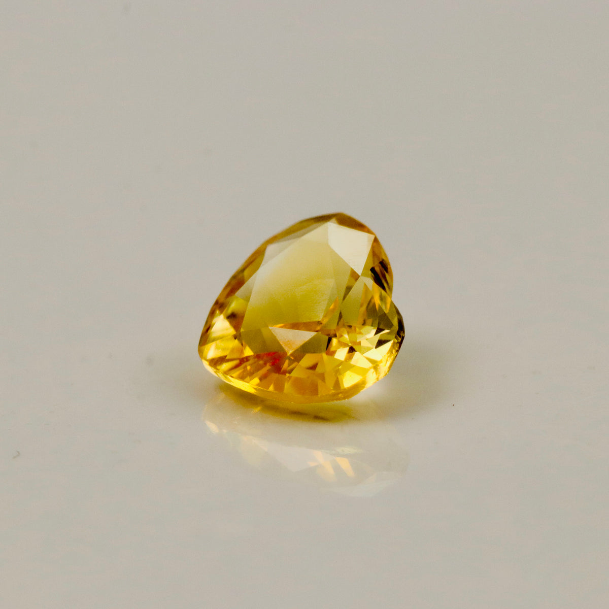 Natural Yellow Sapphire – 2.01 ct Heart-Shaped Faceted Gemstone