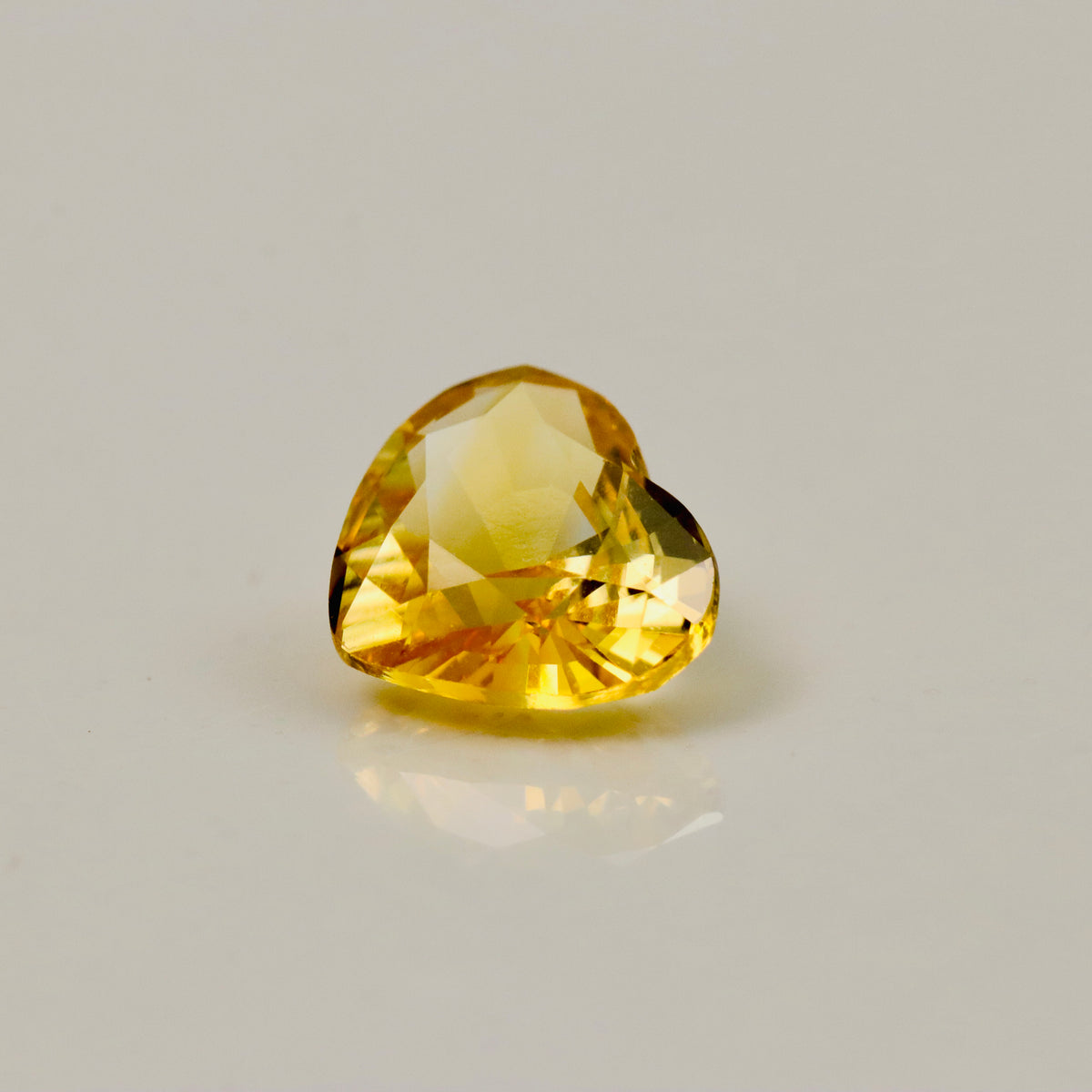 Natural Yellow Sapphire – 2.01 ct Heart-Shaped Faceted Gemstone