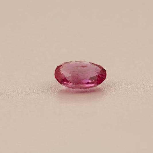 Natural Pink Sapphire – 1.57 ct Oval Faceted Gemstone