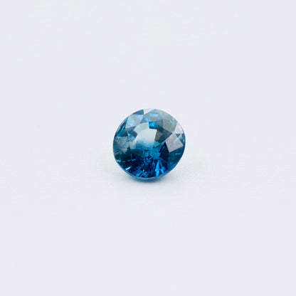Natural Teal Sapphire – 0.87 ct Round Faceted Gemstone
