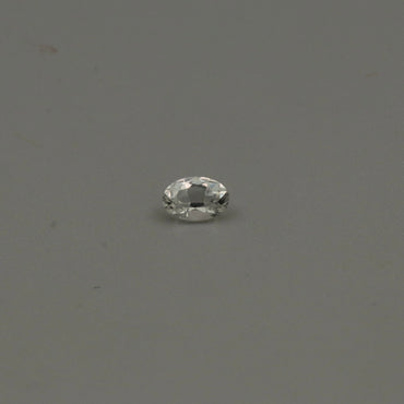 Natural White Topaz – 10 Calibrated Oval Gemstones – 4.70 ct Total – 6 × 4 mm