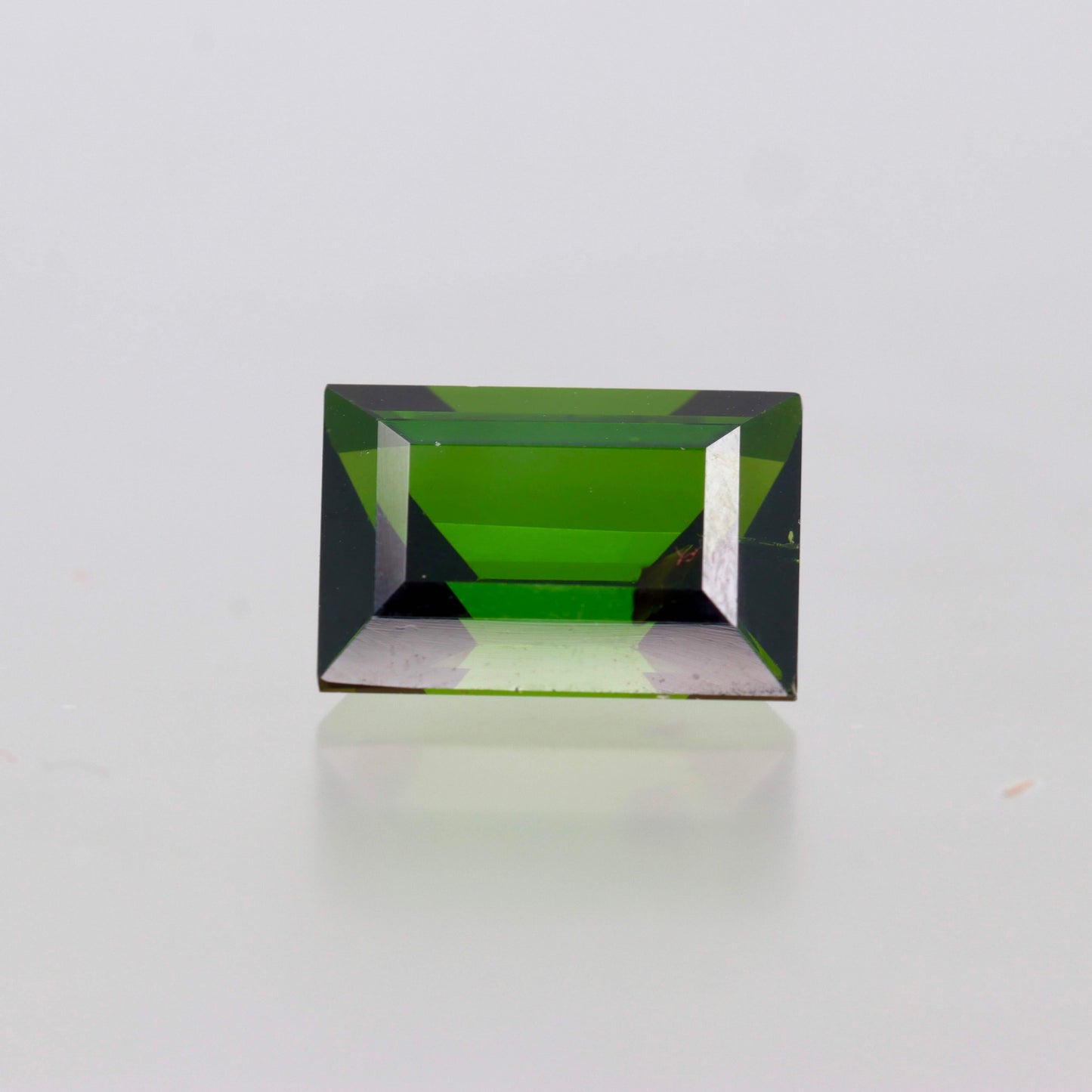 Natural Green Tourmaline 8.60ct Cut Rectangular Gemstone