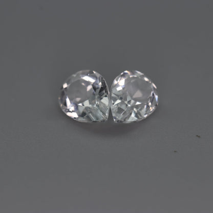 White Topaz – 2.90 ct (Pair) – Pear Cut – Natural – Sri Lanka