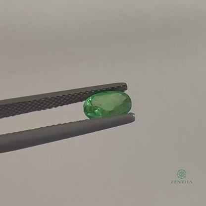 Tsavorite Garnet – 1.15 ct – Oval Faceted – Natural