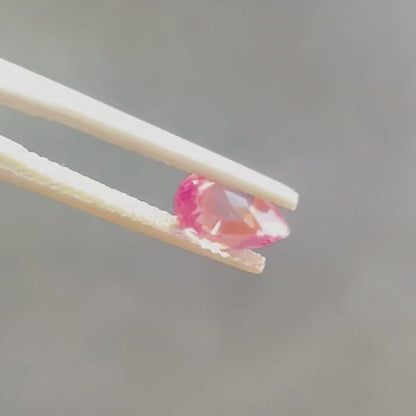 Padparadscha Sapphire – 2.05 ct – Pear Cut – Natural & Unheated – Sri Lanka