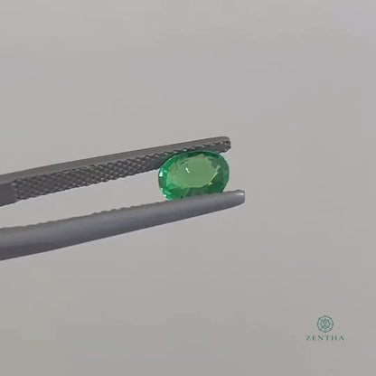 Tsavorite Garnet – 1.00 ct – Oval Faceted – Natural