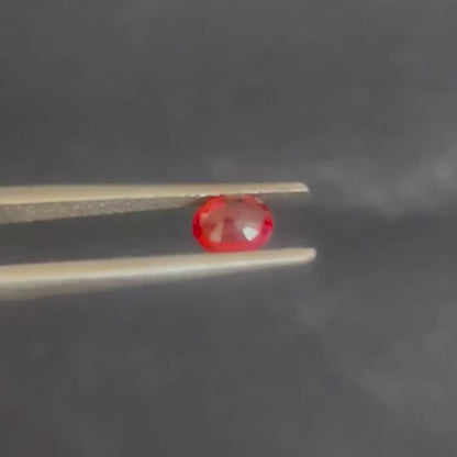 Natural Padparadscha Sapphire 0.57 Carats Real Sunset Color Ethically Sourced from Sri Lanka