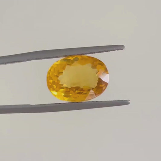 Citrine – 4.65 ct – Oval Cut – Natural – Sri Lanka
