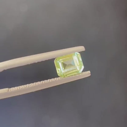 Natural Tsavorite Garnet 0.95 ct – Vivid Green Emerald Cut