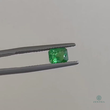 Tsavorite Garnet 1.05 ct Emerald Cut Natural